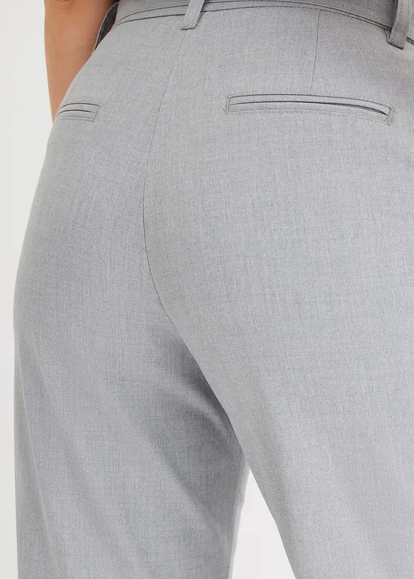 Bandplooibroek met riem, bonprix