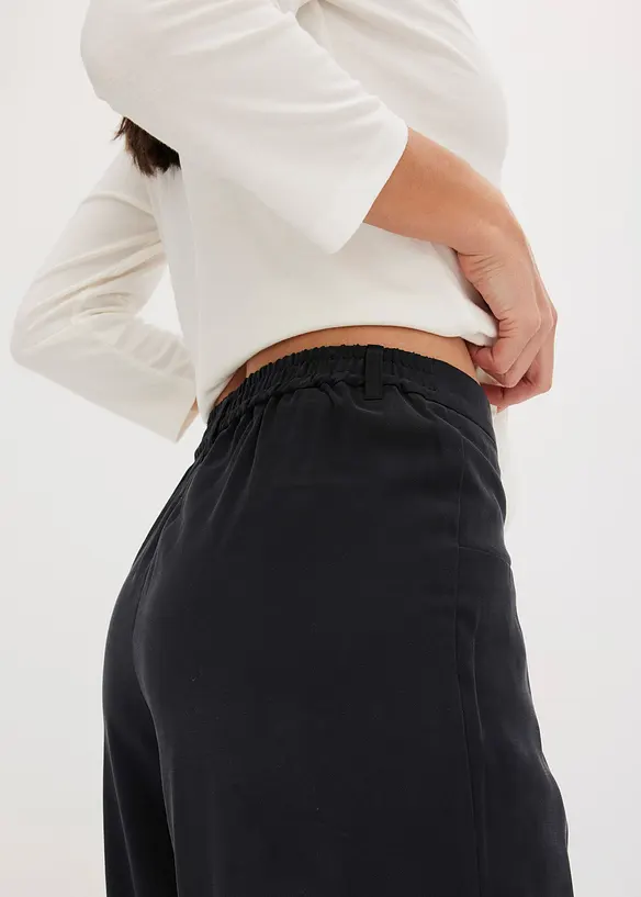 Palazzo broek met comfortabel tailleband, bonprix