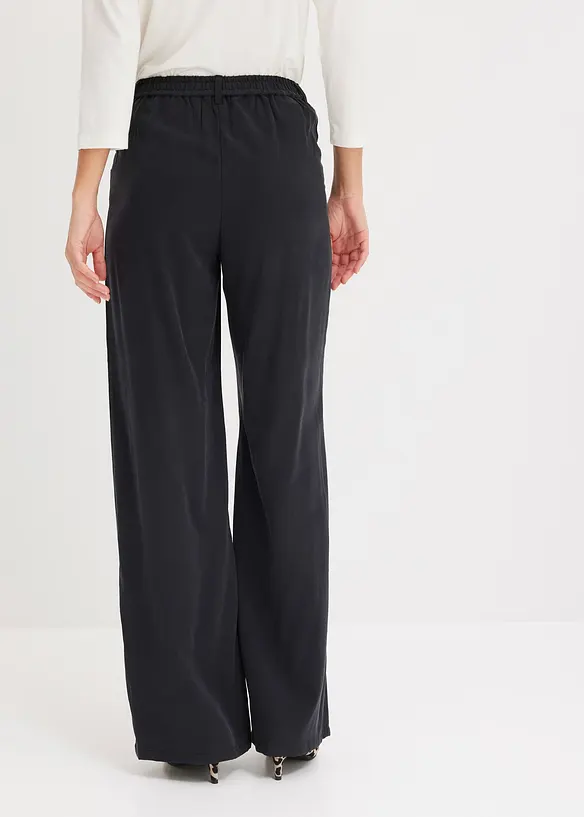 Palazzo broek met comfortabel tailleband, bonprix