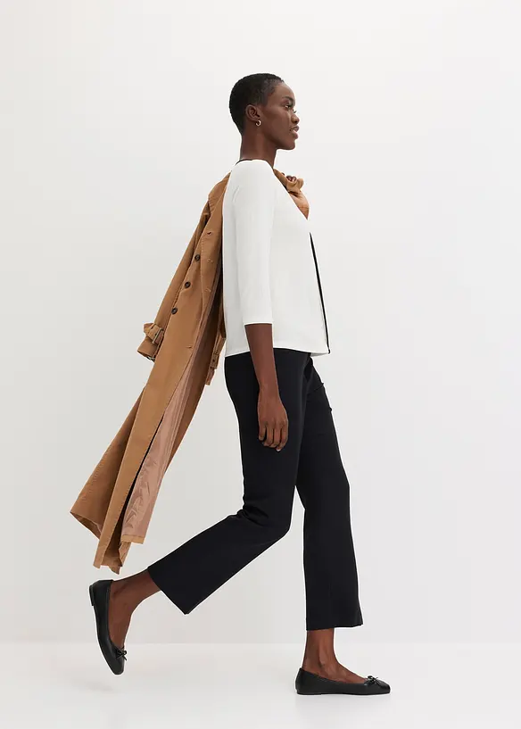 Shirt met contrasterende boorden, bonprix