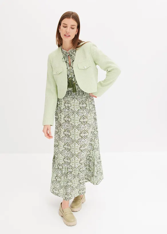 Korte blazer van bouclé, bonprix