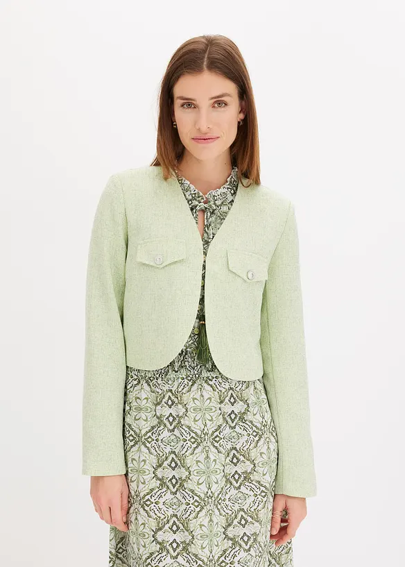 Korte blazer van bouclé, bonprix