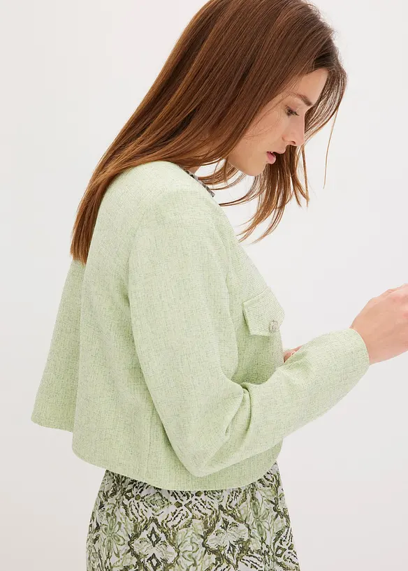Korte blazer van bouclé, bonprix