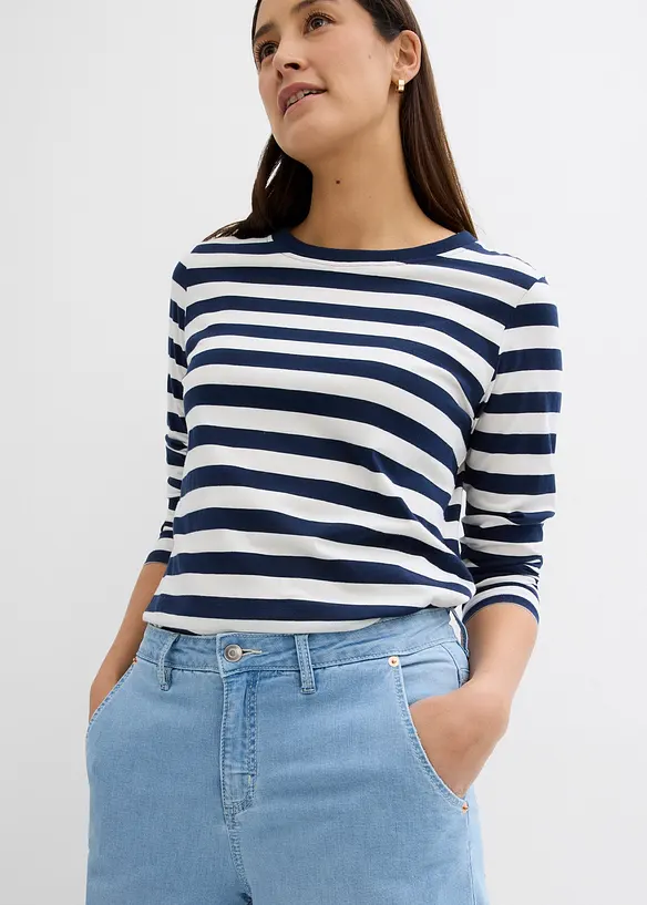 Ballonjeans mid waist, cropped, bonprix