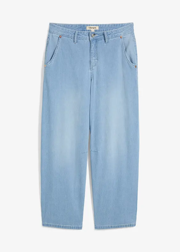 Ballonjeans mid waist, cropped, bonprix