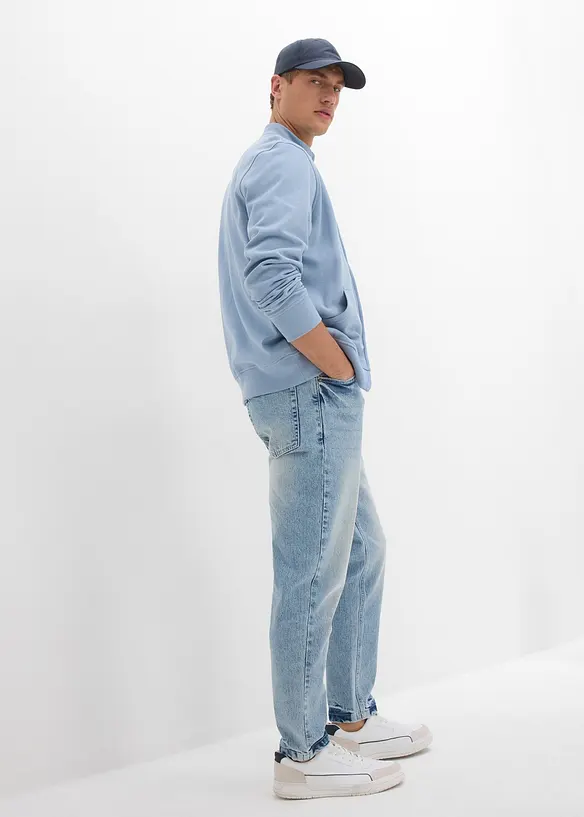 Klassieke stretch jeans, tapered en cropped, bonprix