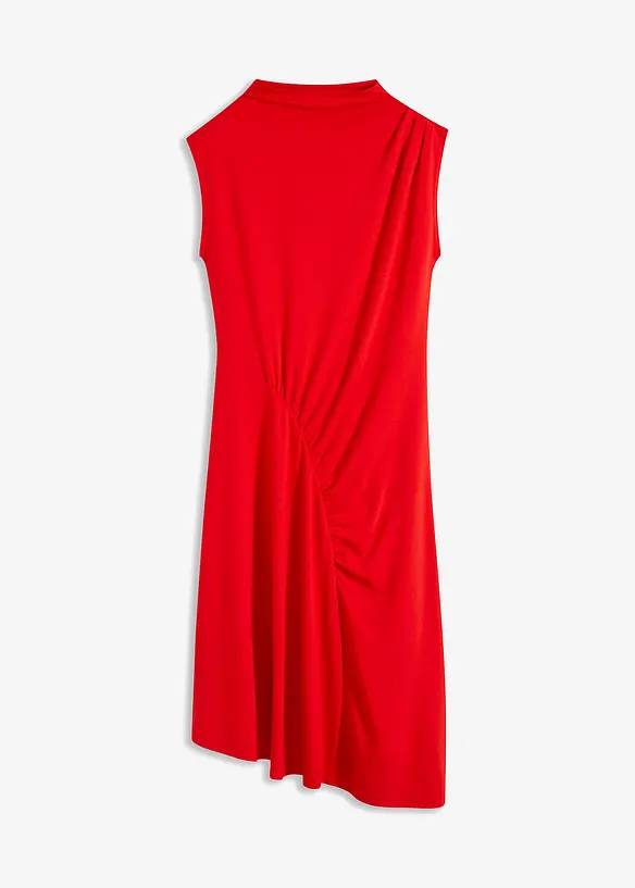 Midi jurk met asymmetrische zoom, bonprix