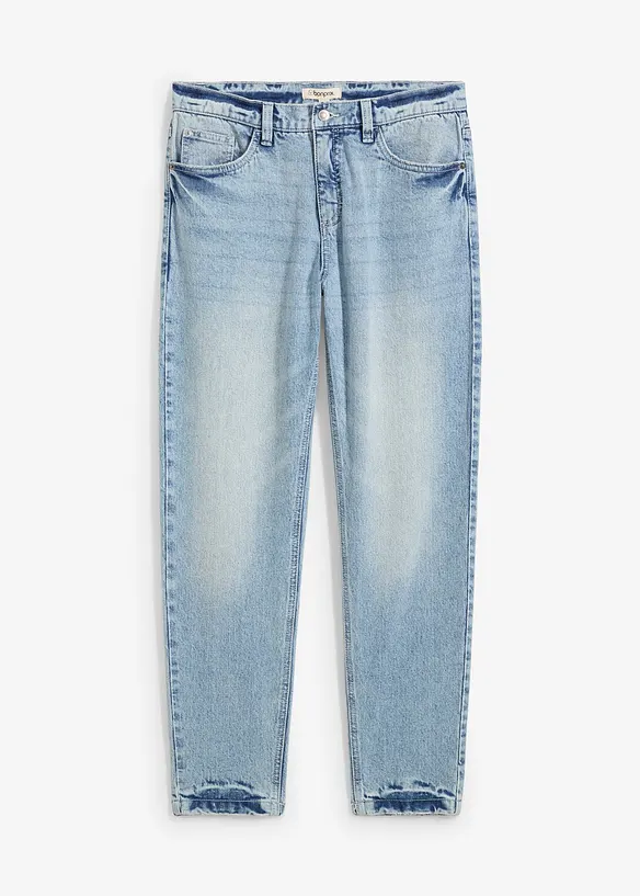 Klassieke stretch jeans, tapered en cropped, bonprix