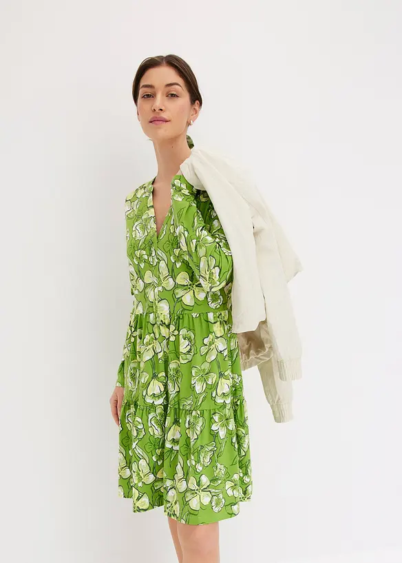 Jersey jurk van een elastische katoen-mix, bonprix