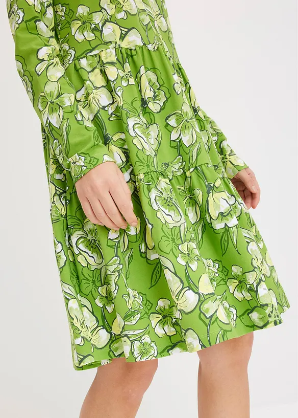 Jersey jurk van een elastische katoen-mix, bonprix