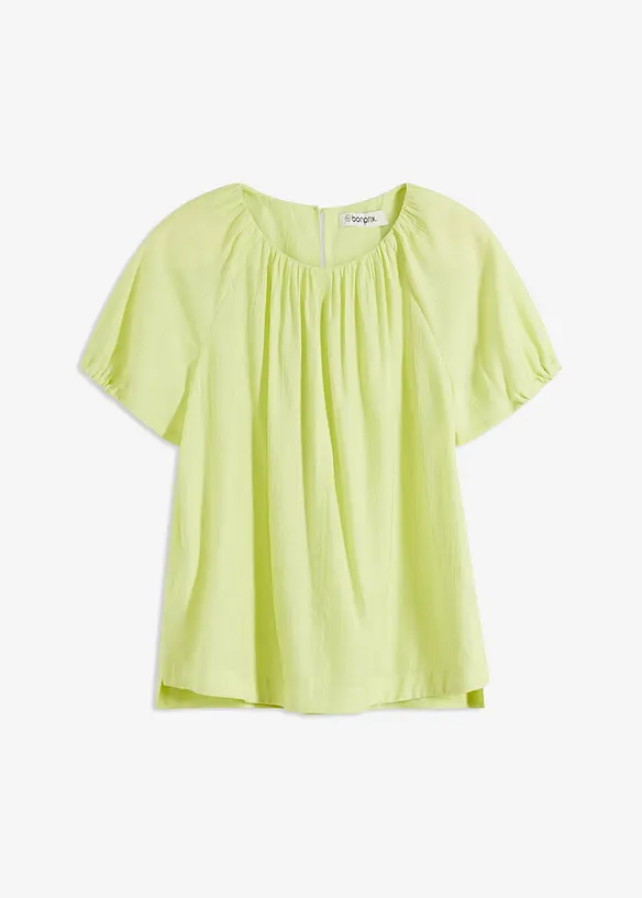 Blouse van gestructureerde crinkle, bonprix