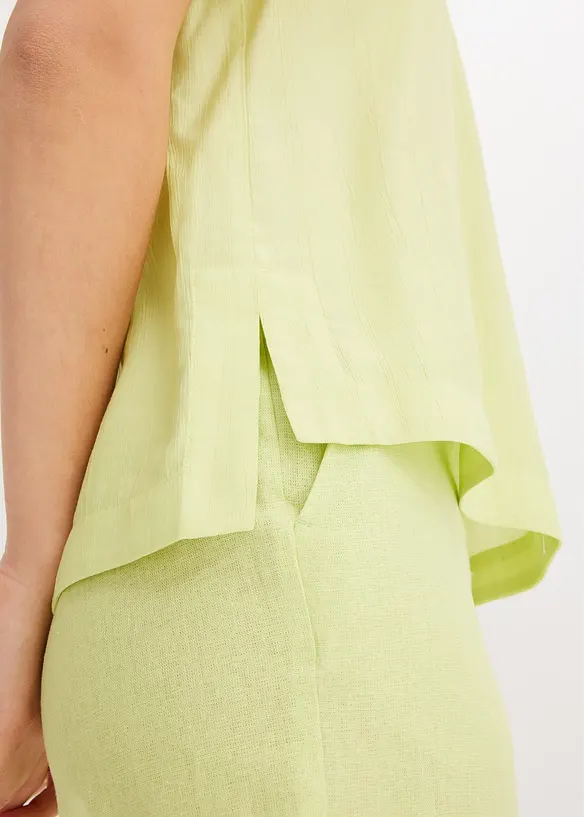 Blouse van gestructureerde crinkle, bonprix