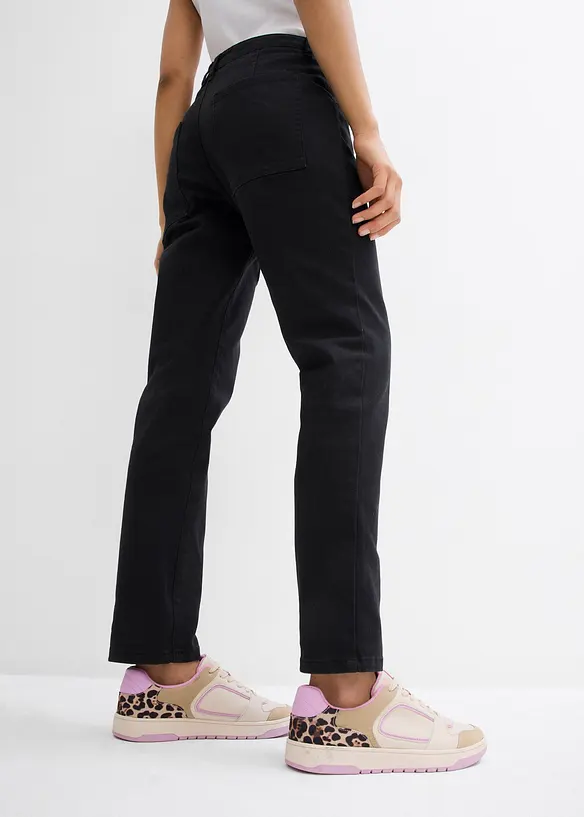 Twill broek van elastische katoenmix, bonprix