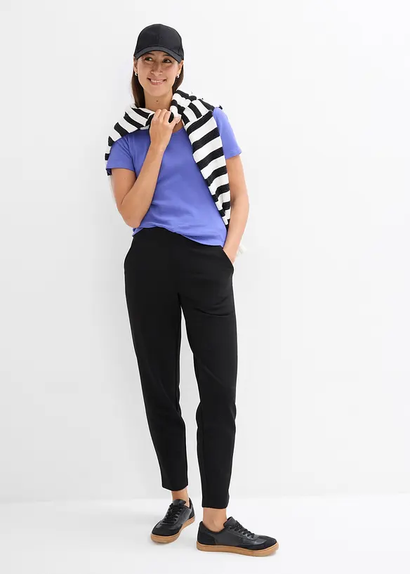 Geribd shirt van biologisch katoen (set van 2), bonprix