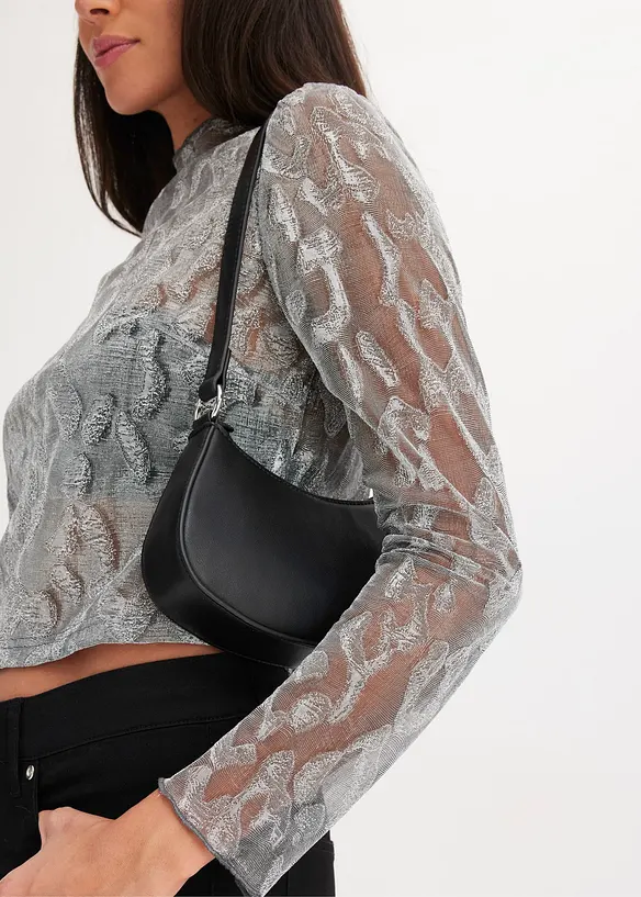 Longsleeve met glitters, bonprix
