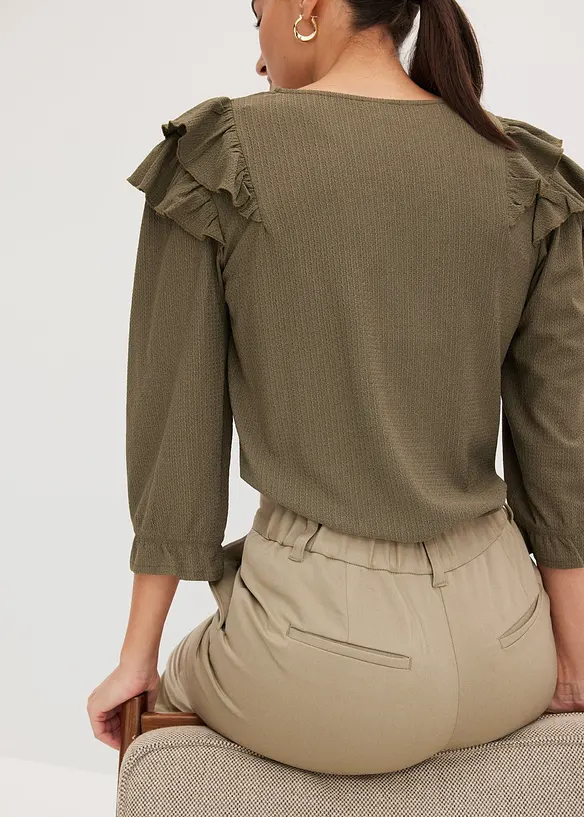 Pantalon met comfortabele tailleband, bonprix