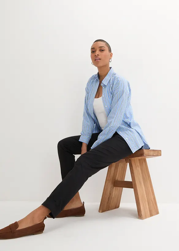 Chino broek met katoen, enkellang, bonprix