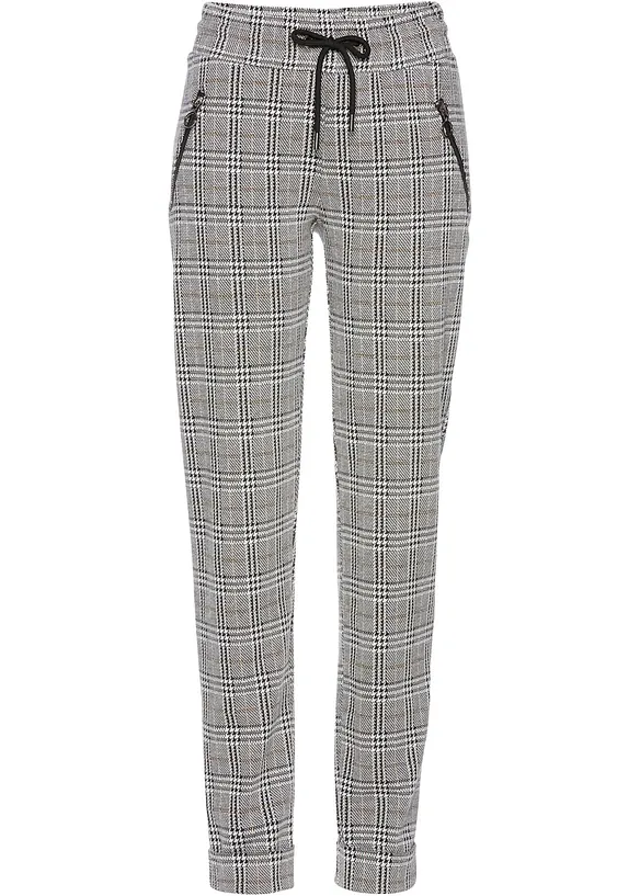 Mooie Glencheck instapbroek, bonprix