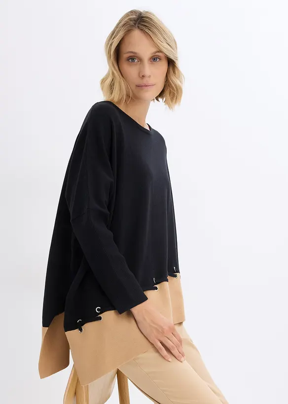 Poncho trui, bonprix