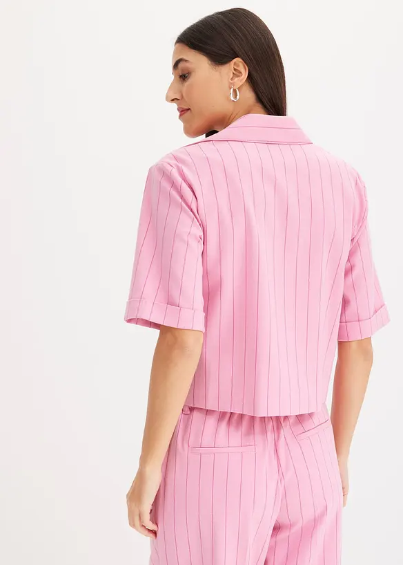 Krijtsteep blouse, bonprix