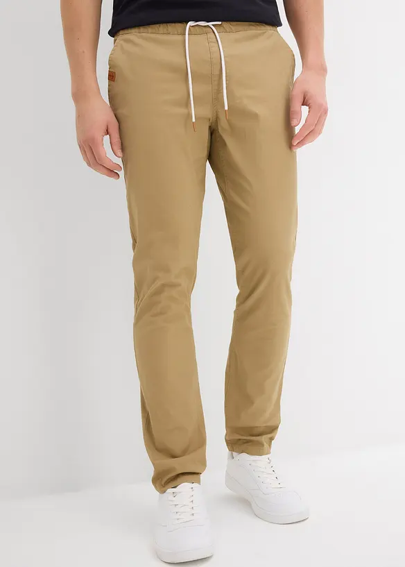 Regular fit stretch instapbroek, straight, bonprix