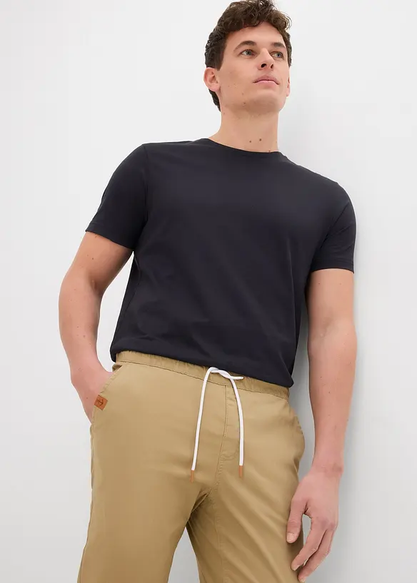 Regular fit stretch instapbroek, straight, bonprix