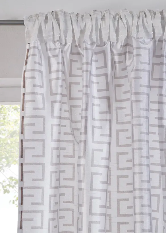 Gordijn met glanseffect (1 stuk), bonprix