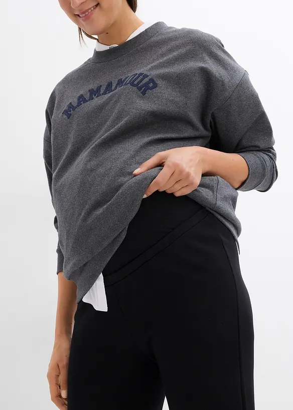 Zwangerschapsbroek met iets uitlopende pijpen, slim fit, bonprix