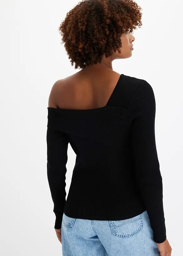 Korte off shoulder trui, bonprix