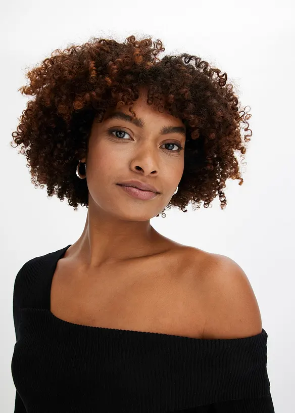Korte off shoulder trui, bonprix