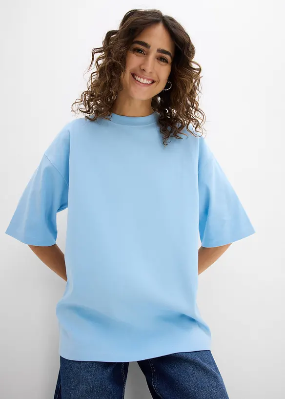 Oversized shirt van puur, zwaar biologisch katoen, bonprix