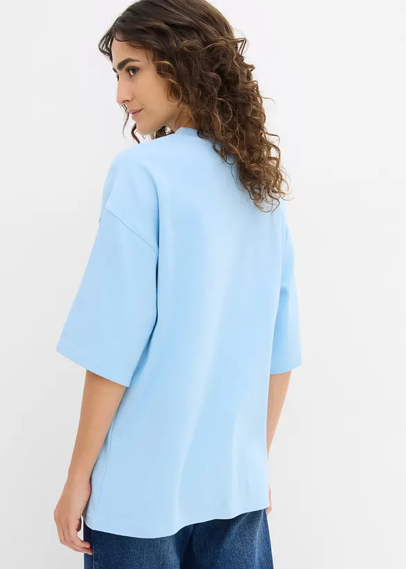 Oversized shirt van puur, zwaar biologisch katoen, bonprix