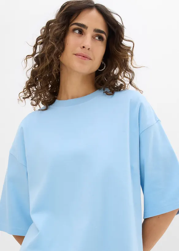 Oversized shirt van puur, zwaar biologisch katoen, bonprix