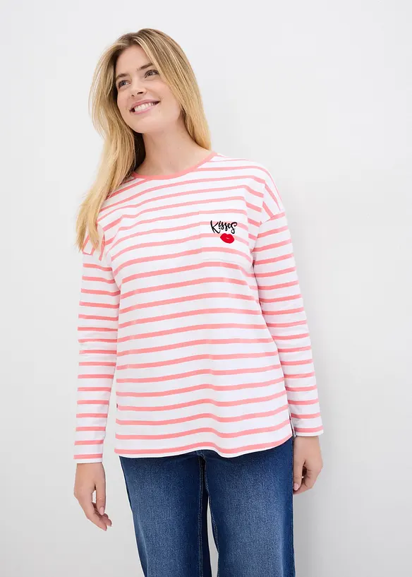 Longsleeve van biologisch katoen, bonprix