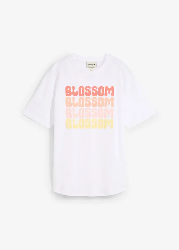 Oversized boxy shirt van biologisch katoen, bonprix