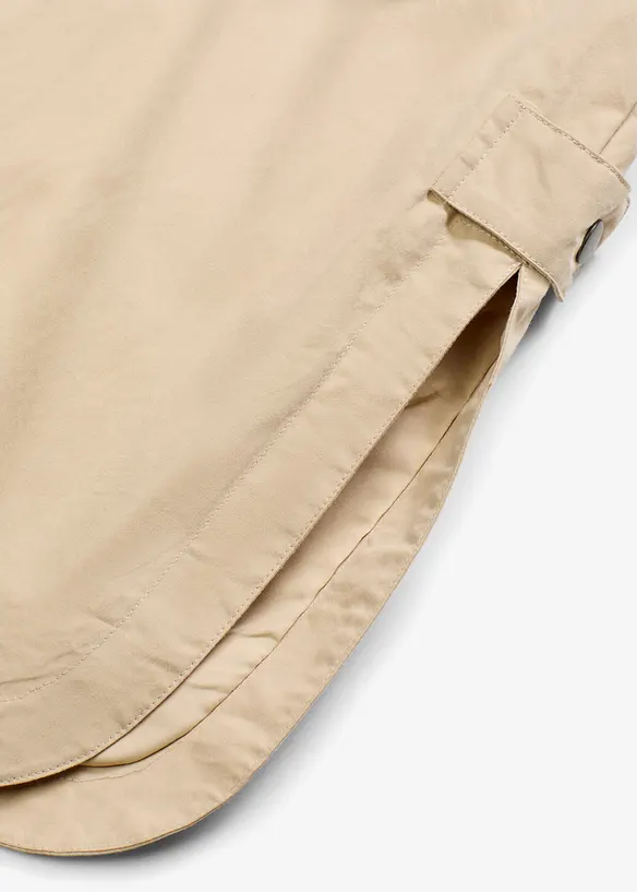 Lange parka met capuchon, bonprix