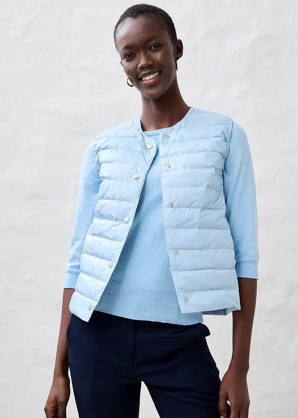 Lichte donzen bodywarmer met gerecyclede donzen, bonprix