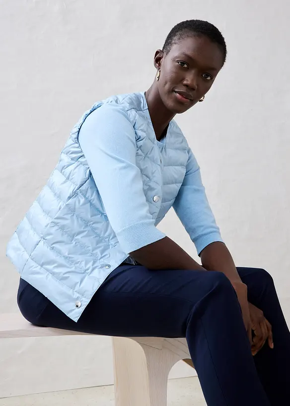 Lichte donzen bodywarmer met gerecyclede donzen, bonprix