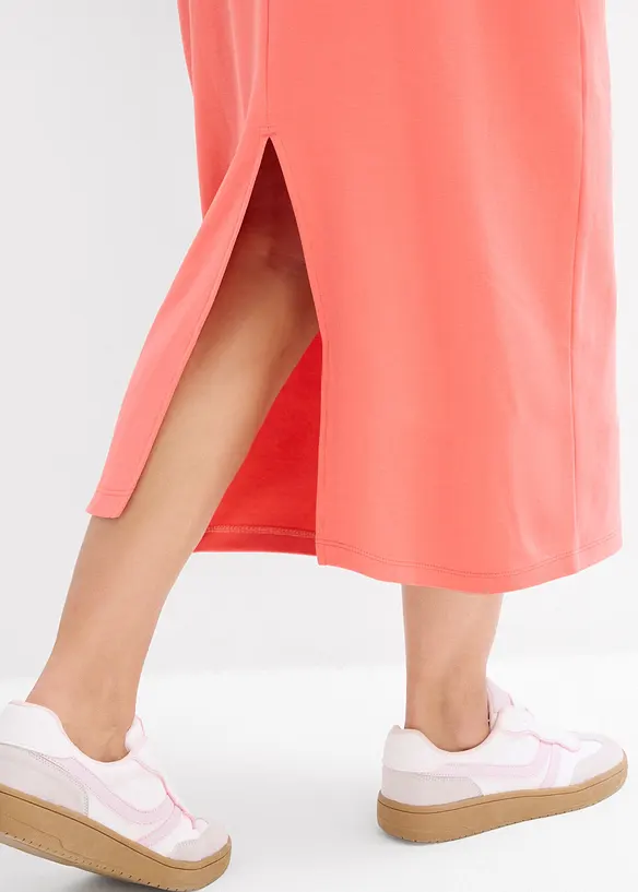 Midi jurk van jersey, bonprix