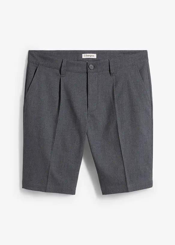 Chino bermuda met vouw, relaxed fit, bonprix