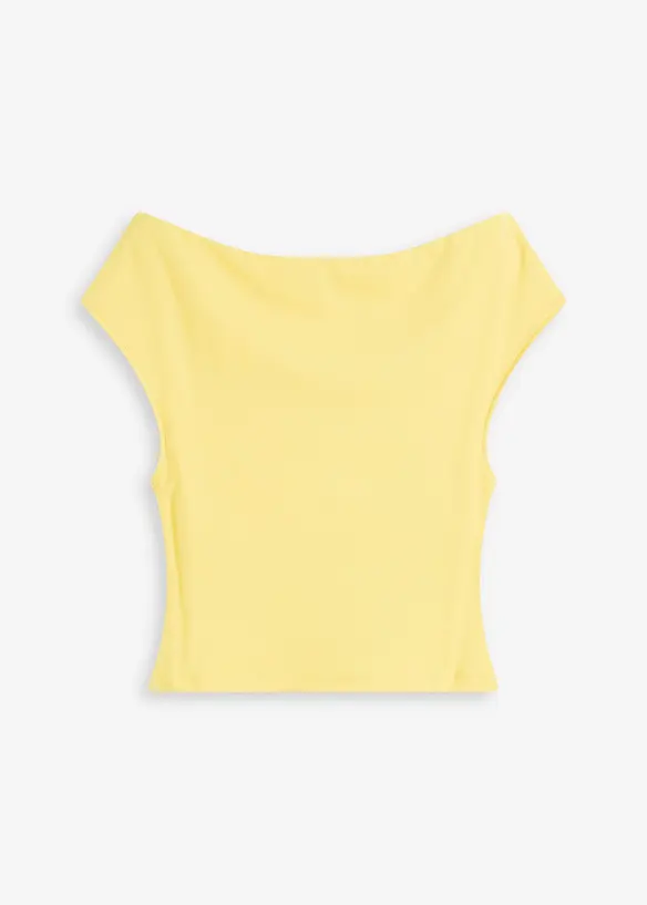 Off-shoulder shirt van puur biologisch katoen, bonprix