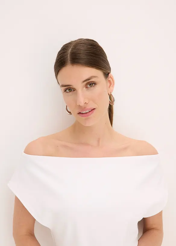 Off-shoulder shirt van puur biologisch katoen, bonprix