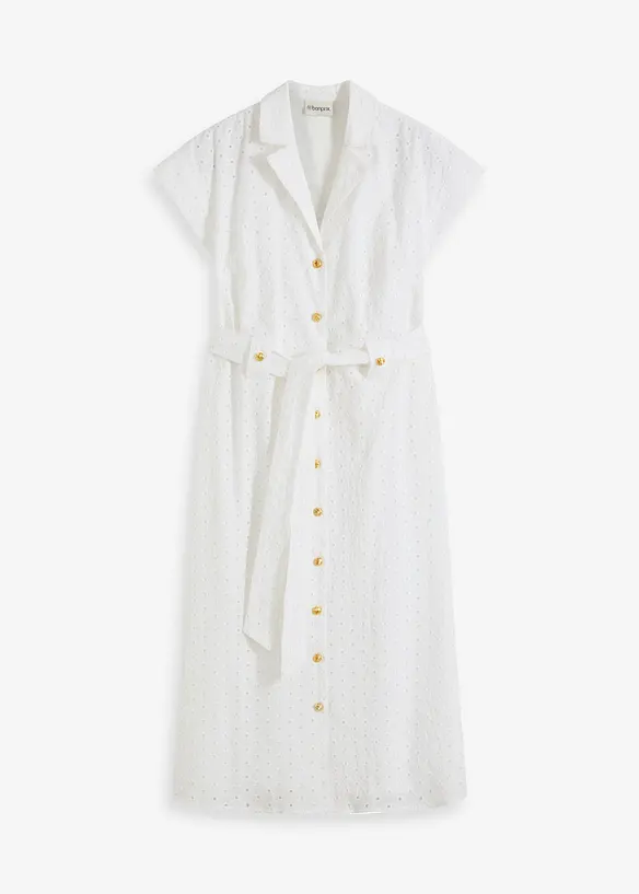 Overhemdjurk met broderie anglaise, bonprix