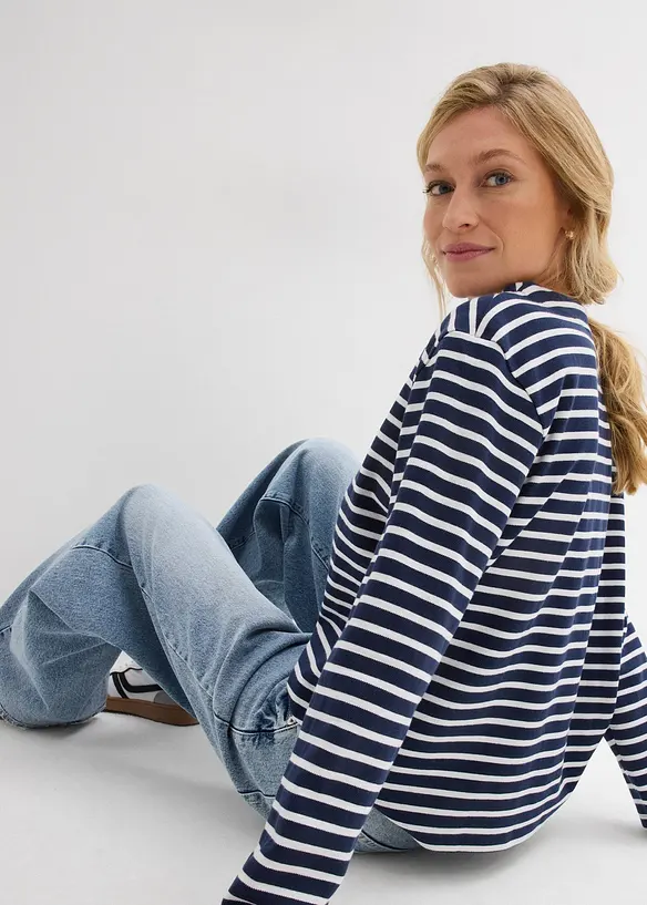 Sweater van gestructureerd materiaal, bonprix