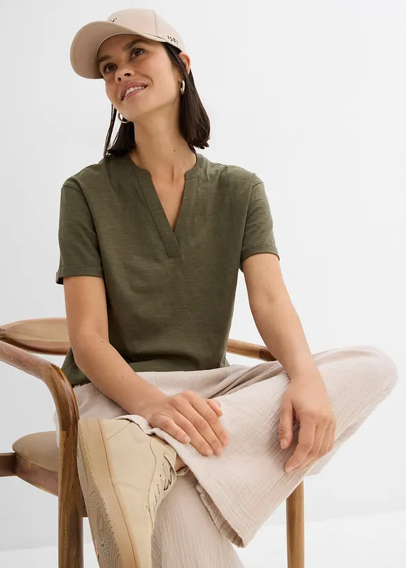 Shirt tuniek van biologisch katoen, bonprix