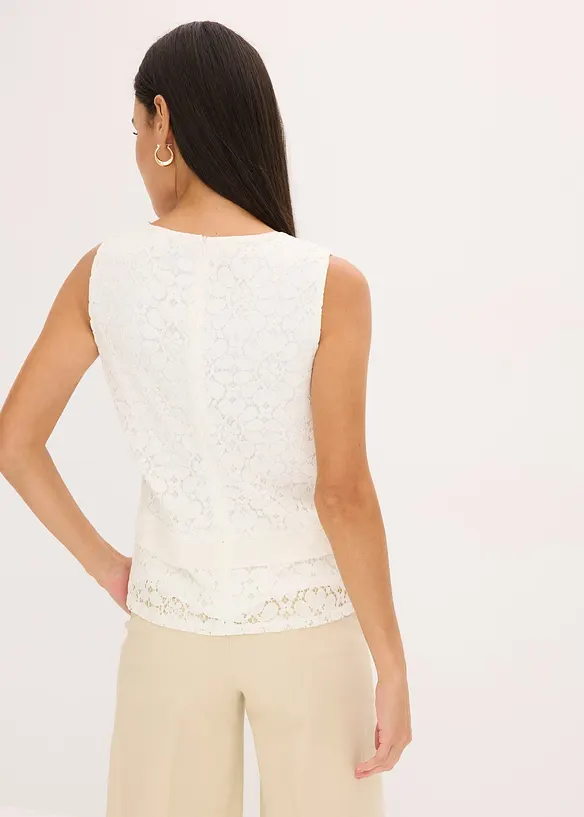 Kanten top, bonprix