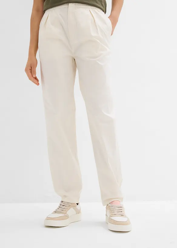 Broek in een elastische katoenmix, bonprix