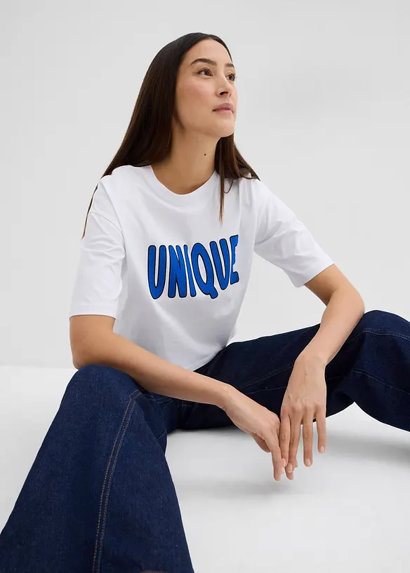 T-shirt van puur katoen, bonprix