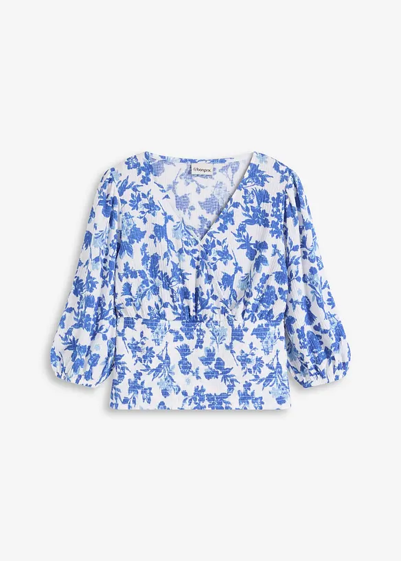 Gesmokt shirt, bonprix