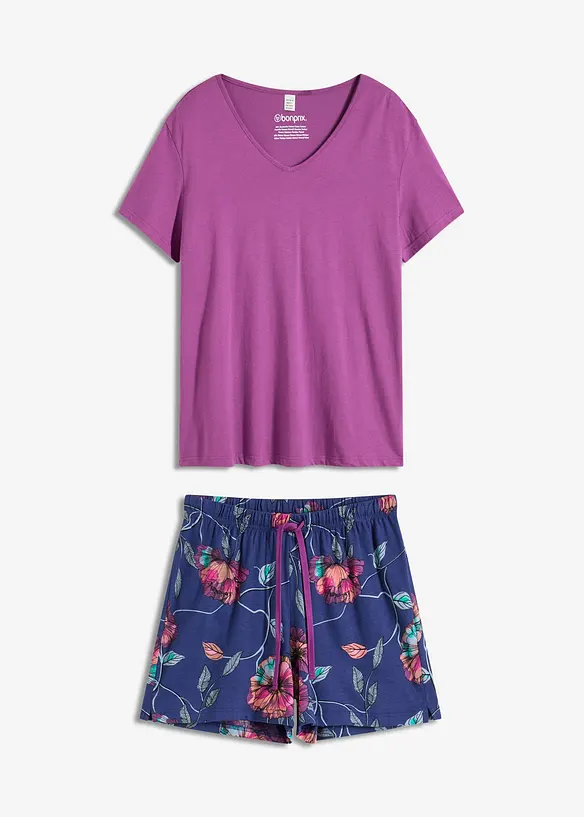 Shortama met viscose, bonprix